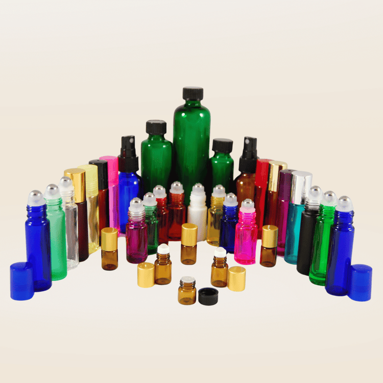 10ml Roller Bottles | Refillable Glass Bottles for Essential Oils & Perfumes - Herbal Prods