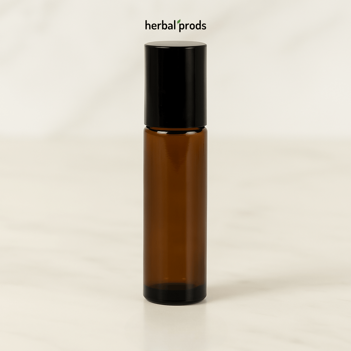 Premium 10ml Amber Glass Roller Bottles – Perfect for Essential Oil Professionals & DIY Blends - Herbal Prods