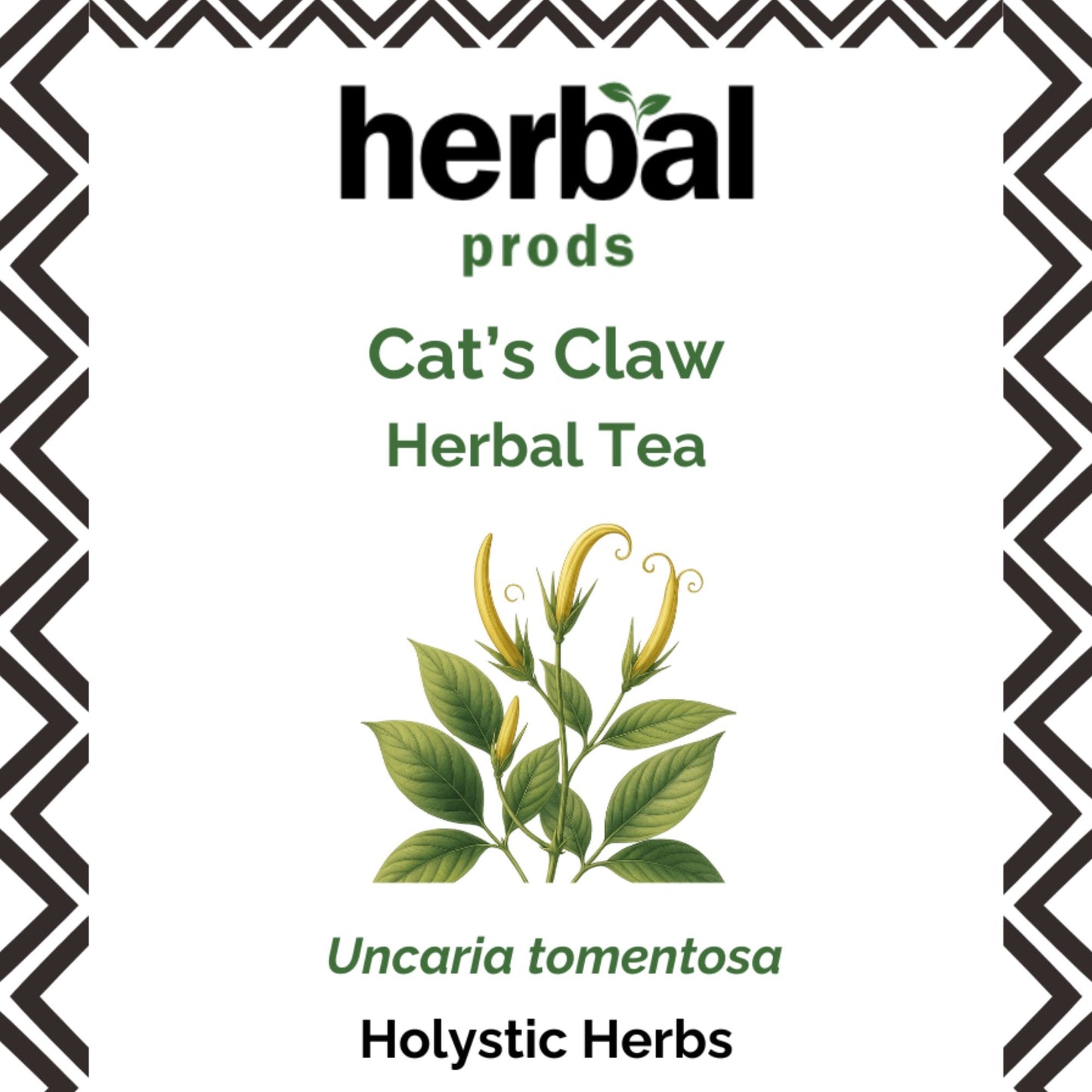 Cat's Claw Herbal Tea | Joint Comfort & Immune Wellness Support | Herbal Prods