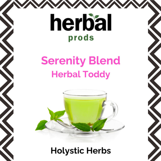 Serenity Blend Herbal Toddy - Siberian Ginseng & Lemon Balm - Herbal Prods