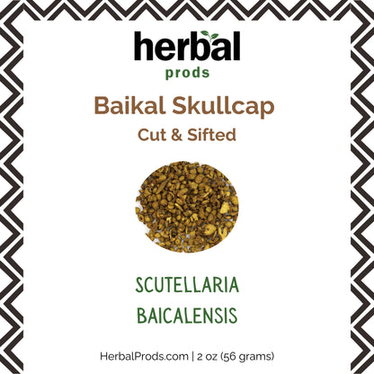 Baikal Skullcap Dried Herb (Scutellaria baicalensis) | Herbal Prods - Herbal Prods