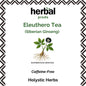 Eleuthero Herbal Tea | Siberian Ginseng for Energy | Herbal Prods - Herbal Prods