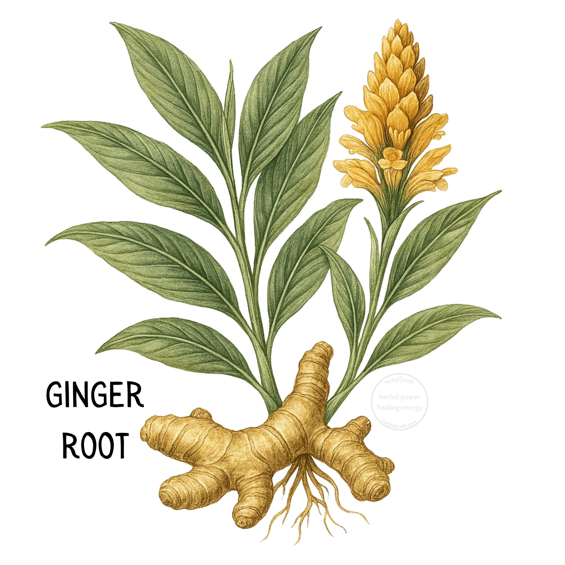 Organic Ginger Root Herbal Tea | Digestive & Immune | Herbal Prods - Herbal Prods