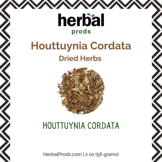 Houttuynia Premium Dried Herb (Houttuynia cordata) | Herbal Prods - Herbal Prods