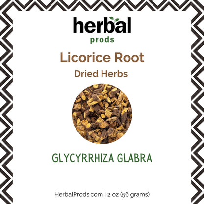 Licorice Root Premium Dried Herb (Glycyrrhiza glabra) | Herbal Prods - Herbal Prods
