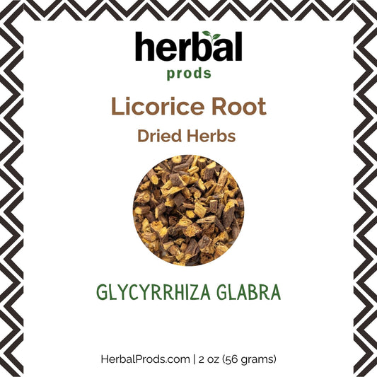 Licorice Root Premium Dried Herb (Glycyrrhiza glabra) | Herbal Prods - Herbal Prods