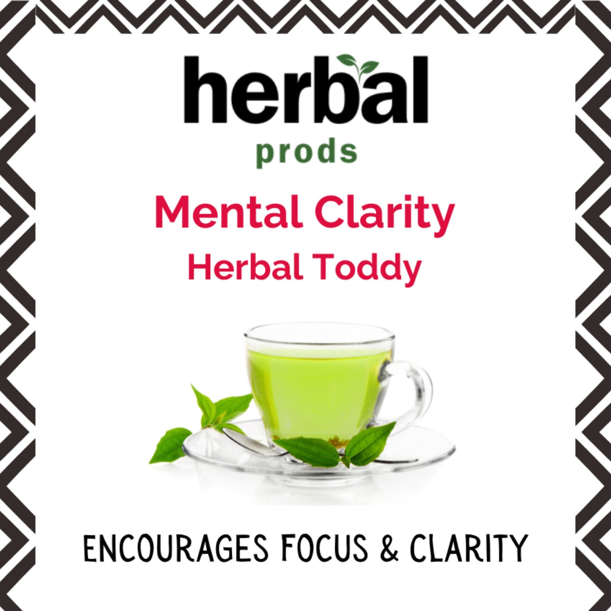 Mental Clarity Herbal Toddy | Lion’s Mane & Ginkgo | Herbal Prods - Herbal Prods