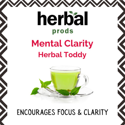 Mental Clarity Herbal Toddy | Lion’s Mane & Ginkgo | Herbal Prods - Herbal Prods