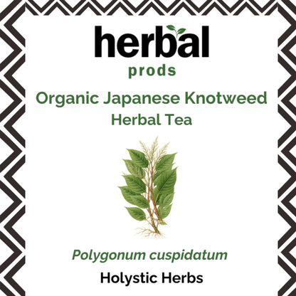 Organic Japanese Knotweed Herbal Tea - Resveratrol - Rich Root - Herbal Prods